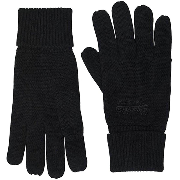 Superdry Vintage Logo Gloves - Black
