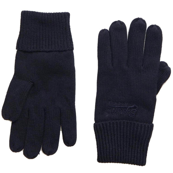 Superdry Vintage Logo Gloves - Eclipse Navy