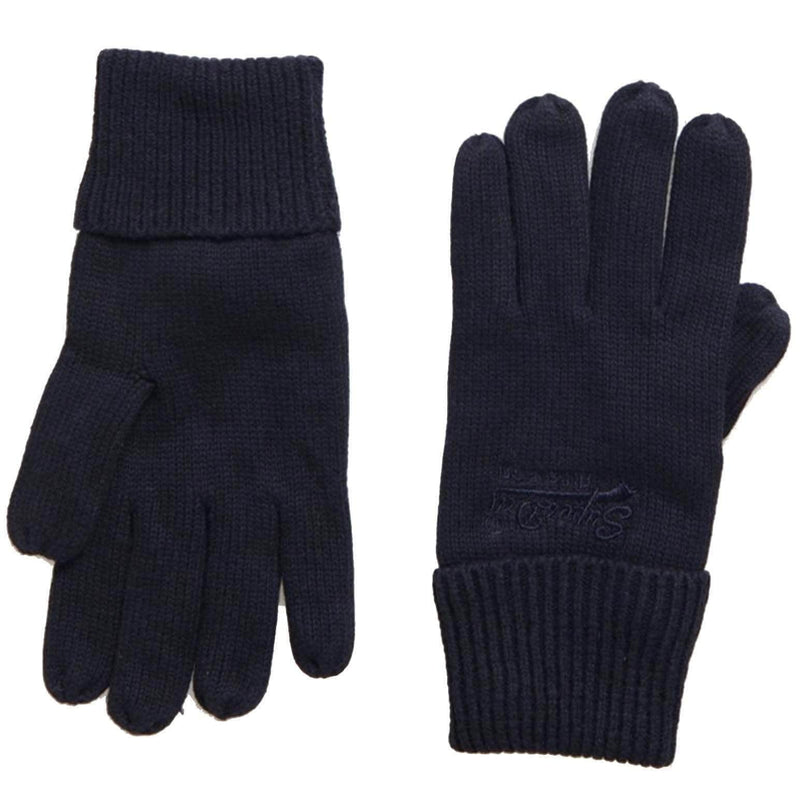 Superdry Vintage Logo Gloves - Eclipse Navy