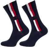 Tommy Hilfiger Mens 2 Pack Socks Iconic Stripe Navy Northern Ireland