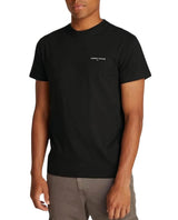 Tommy Jeans Mens Linear Chest Text T-Shirt Black Northern Ireland