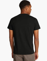 Tommy Jeans Mens Linear Chest Text T-Shirt Black Northern Ireland
