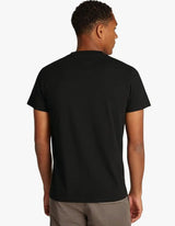 Tommy Jeans Mens Linear Chest Text T-Shirt Black Northern Ireland