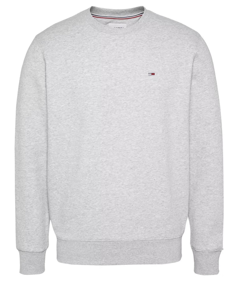 Tommy Jeans Regular Fleece Sweatshirt Light Grey Heather Northern