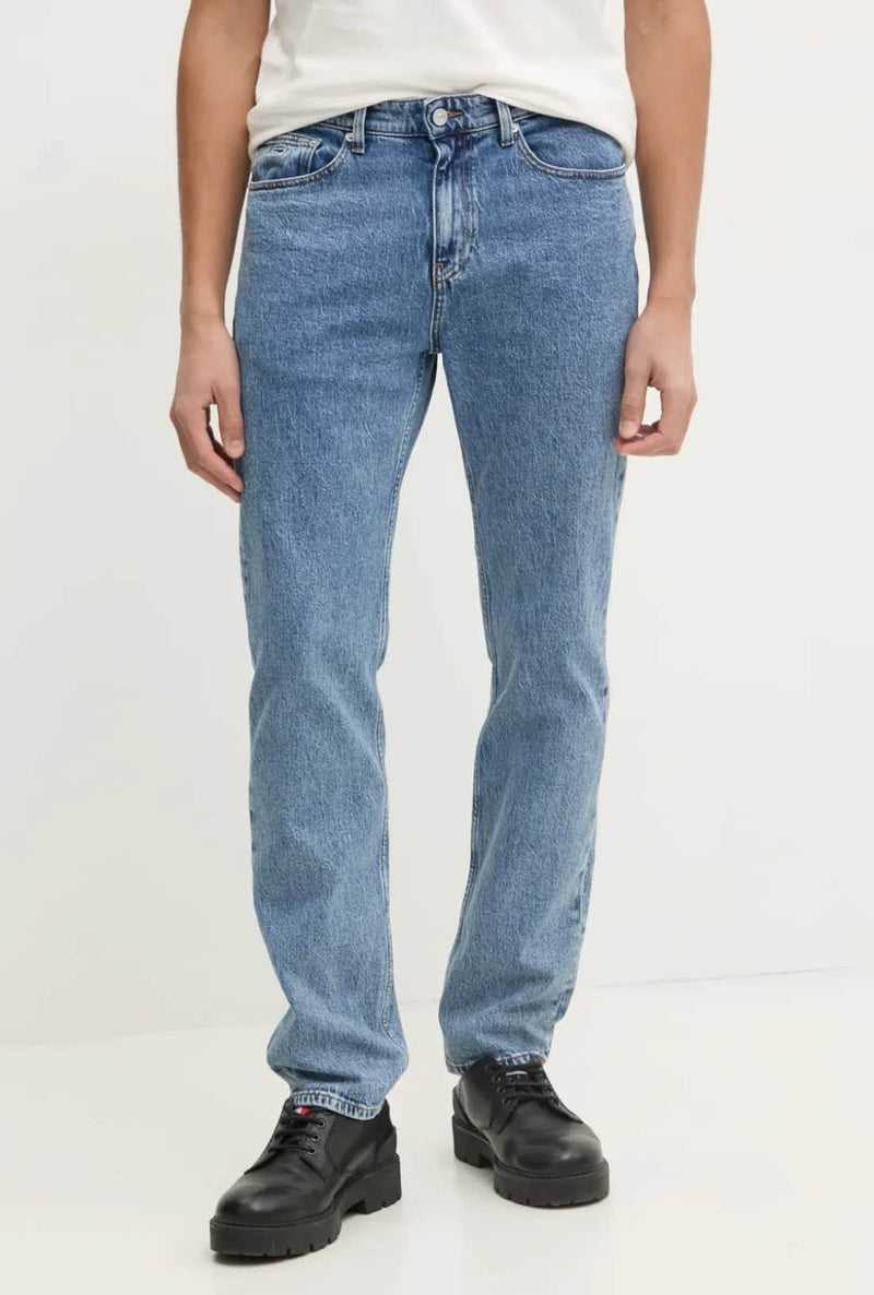 Tommy Jeans Tommy Ie Tommy Jeans Ryan Slim Straight Mid Wash Denim