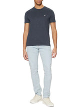 Tommy Jeans Slim Jaspe T-Shirt Dark Night Navy Northern Ireland
