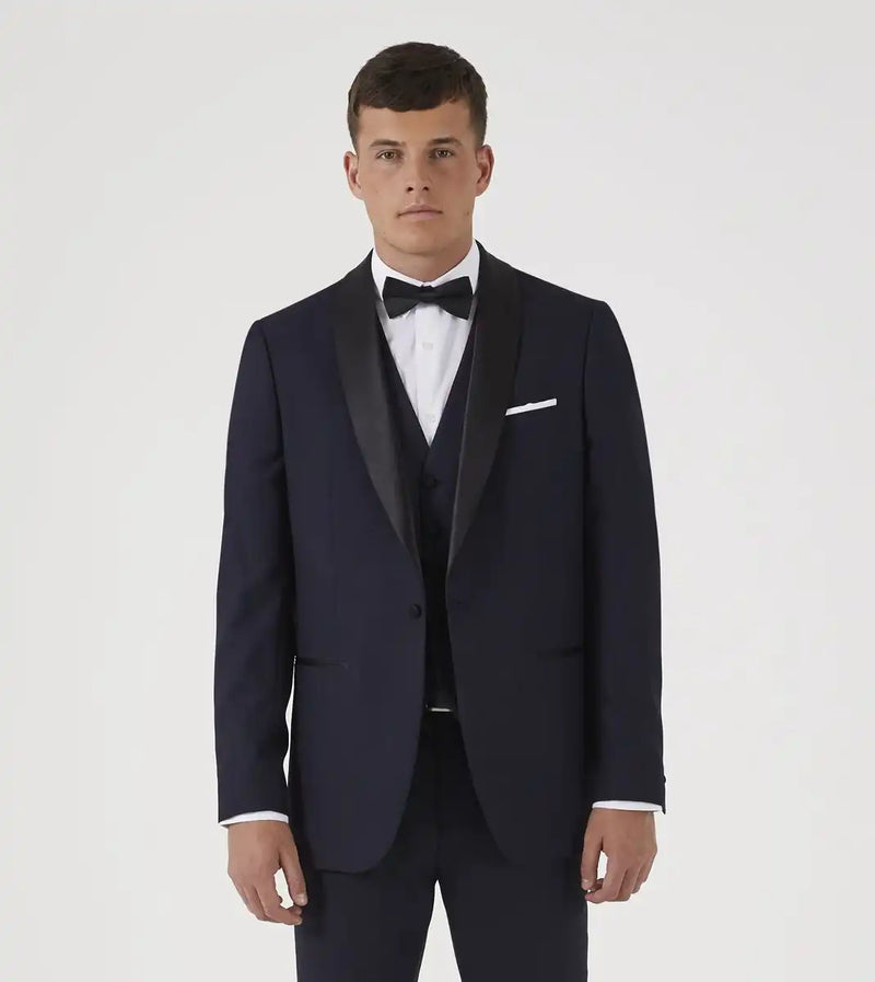 Tuxedo No.17 Navy Check Tailored Fit