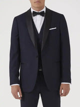 Tuxedo No.17 Navy Check Tailored Fit