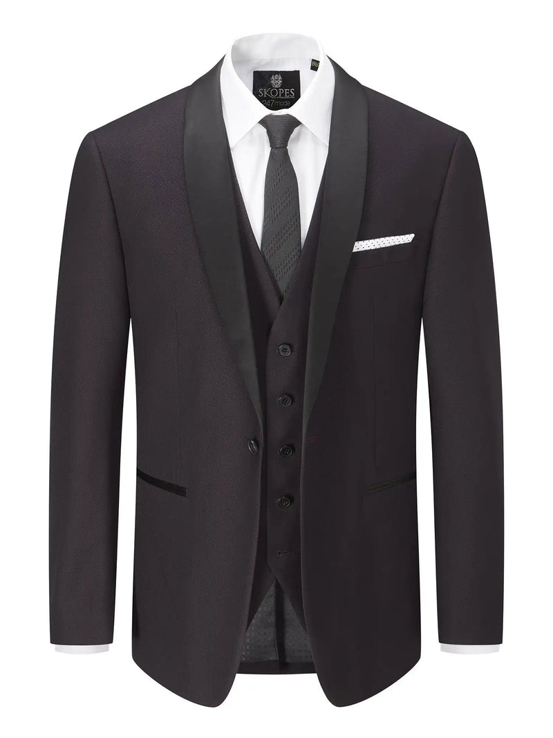 Tuxedo No. Dinner Suit Wine Jacket Tailored Fit