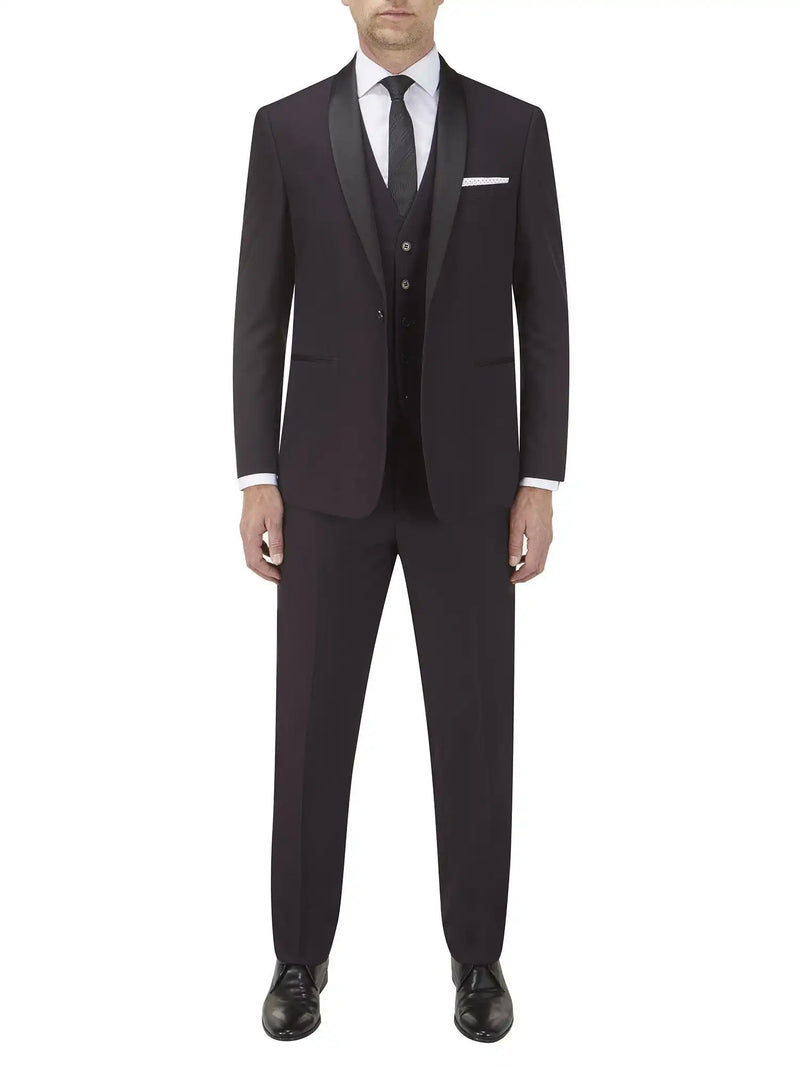 Tuxedo No. Dinner Suit Wine Jacket Tailored Fit