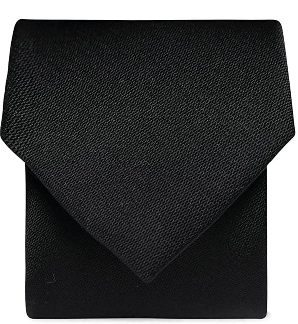 Folkspeare Black Barathea Mens Tie