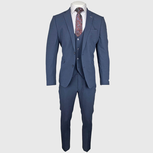 White Label 8250 Tapered Fit Suit - Navy