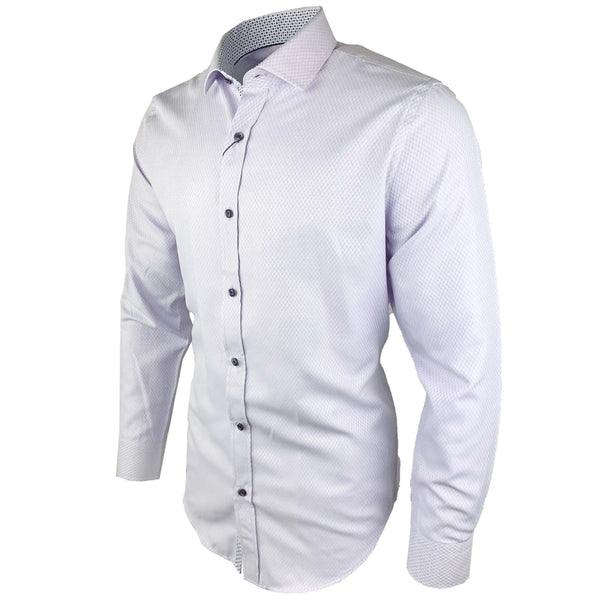 White Label 8317 Lilac Tapered Fit Dress Shirt