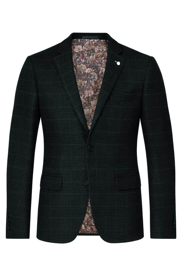 White Label Joshua Sports Jacket Green Check Northern Ireland Belfast