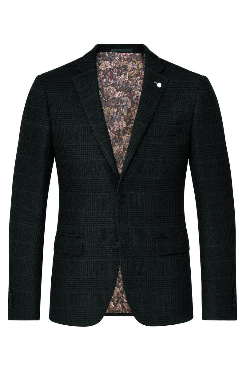White Label Joshua Sports Jacket Green Check Northern Ireland Belfast