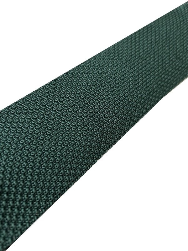 White Label Knitted Tie Dark Green Ballynahinch Northern Ireland