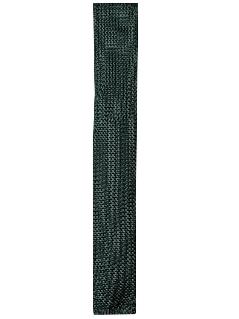 White Label Knitted Tie Dark Green Ballynahinch Northern Ireland