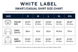 White Label Men’s Blue/Red Geometric Flower Tapered Fit Long Sleeve