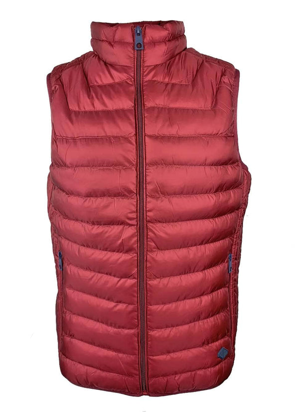 White Label Men’s Gilet Harding Red Ballynahinch Northern Ireland