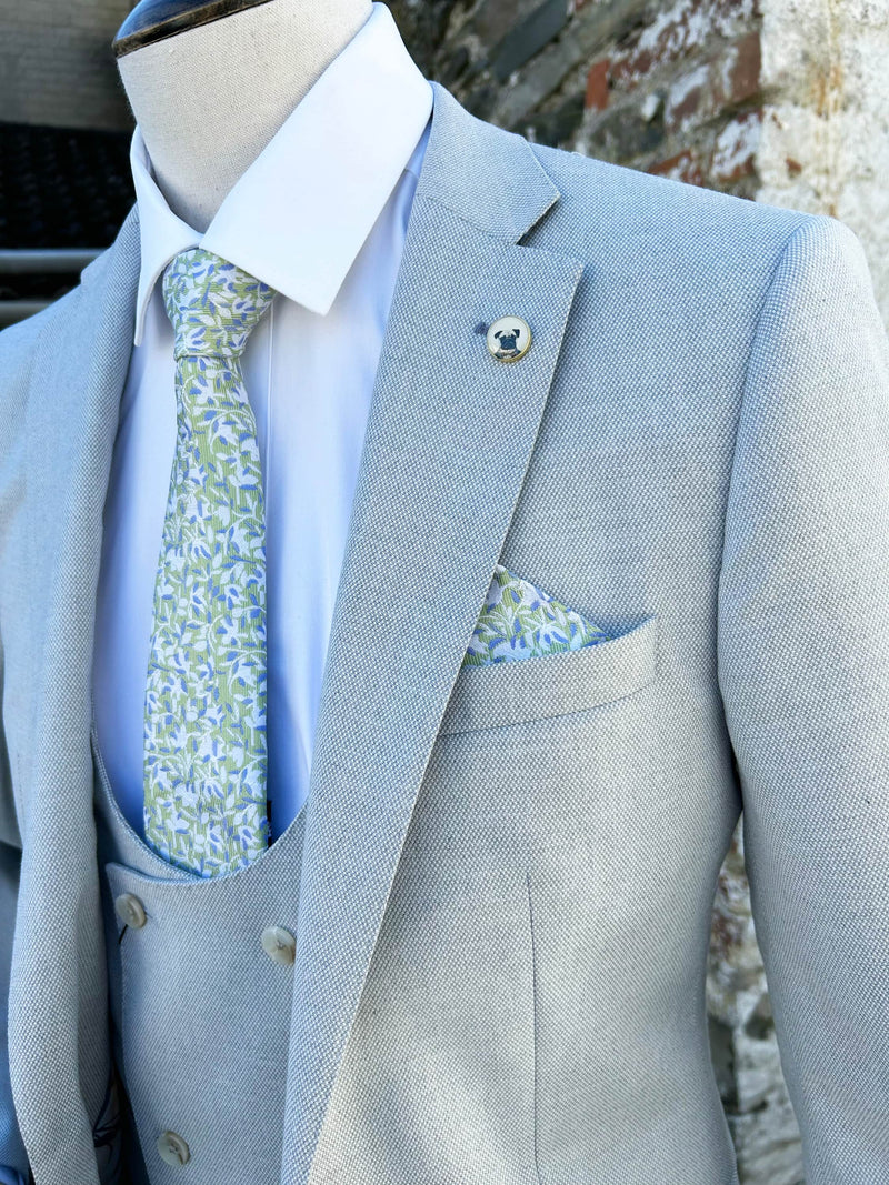 White Label Mens Jasper Sports Jacket Tapered Fit Stone Grey Northern