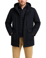 White Label Mens Riley Parka Coat Navy Northern Ireland Belfast