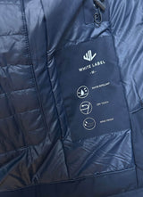 White Label Mens Riley Parka Coat Navy Northern Ireland Belfast