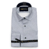 White Label Mens Tapered Swirl Shirt Blue/Green Northern Ireland