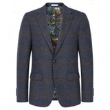 White Label Tapered Fit Brown Overcheck Jacket Northern Ireland