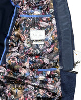 White Label Tapered Fit Jackson Sports Jacket With Gilet Insert Navy