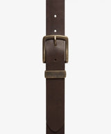 Wrangler Metal Loop Leather Belt - Brown