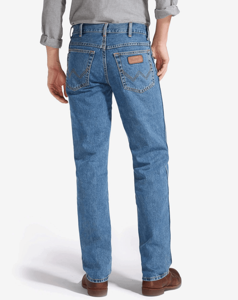 Wrangler Texas Original Straight Mens Jeans - Stonewash