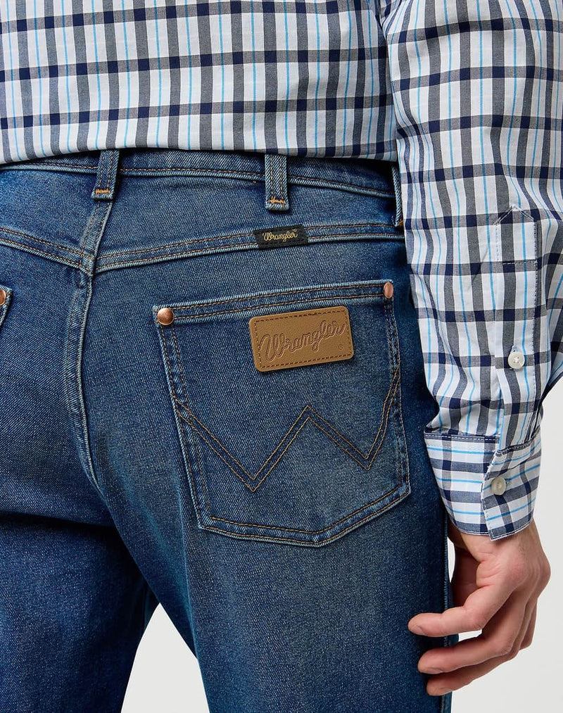 Wrangler Wrancher Old Habits Bootcut Jeans Blue Northern Ireland